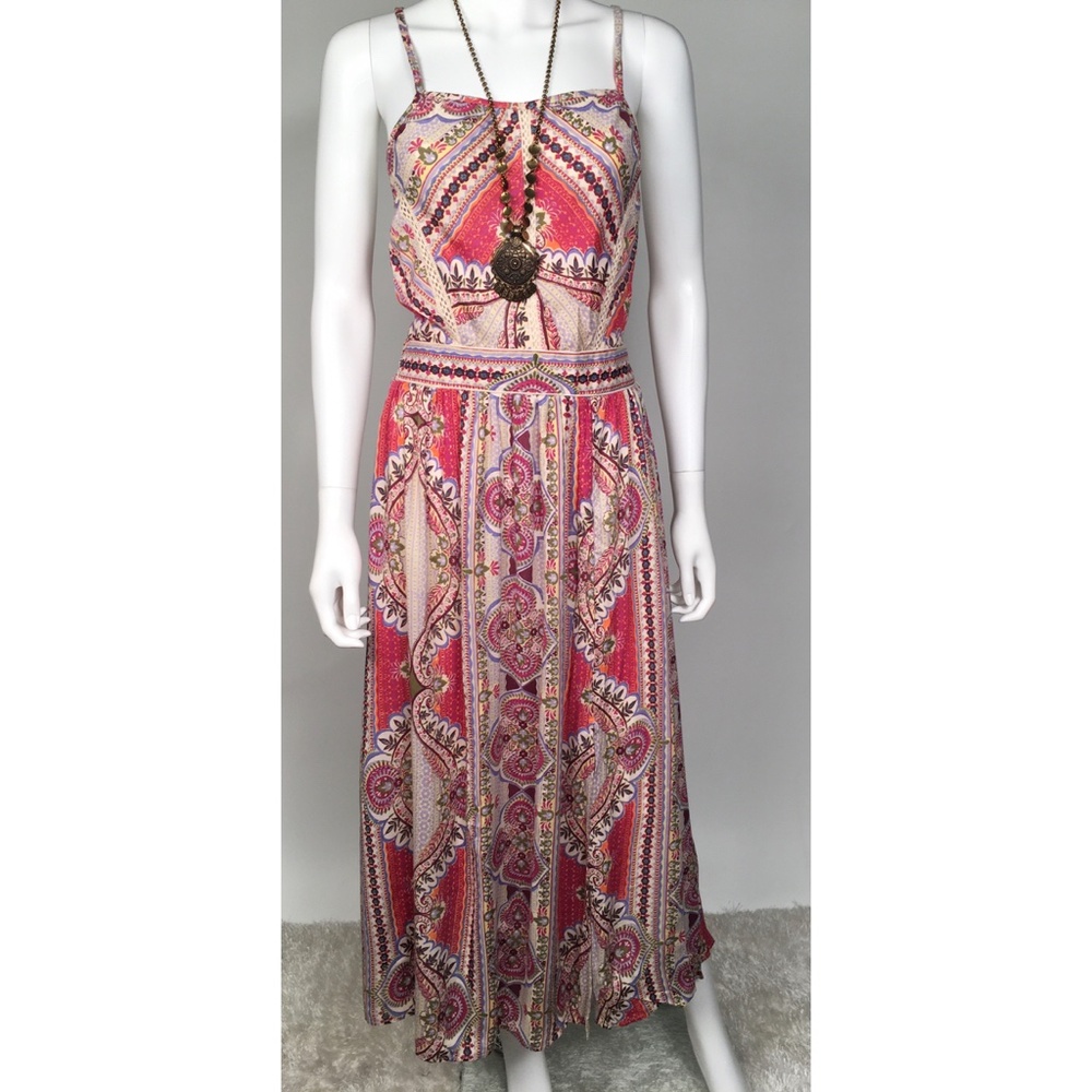 Angie Boho Maxi Print Dress - Picture 3 of 11